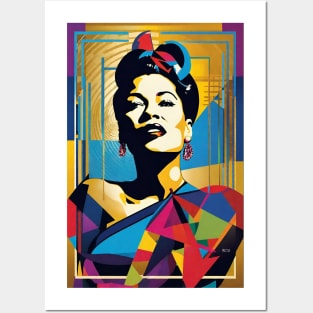 Art Deco Billie Holiday Posters and Art